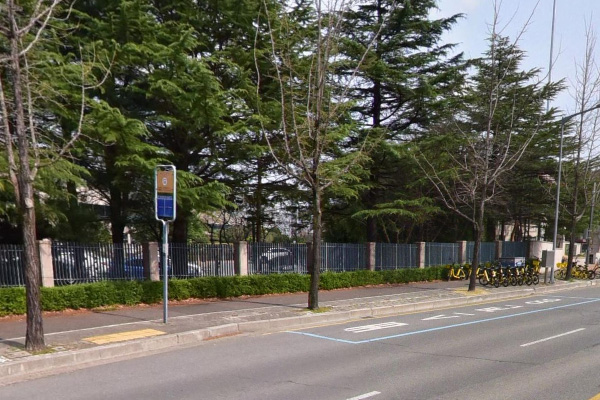 원자력안전기술원 정류장 전경